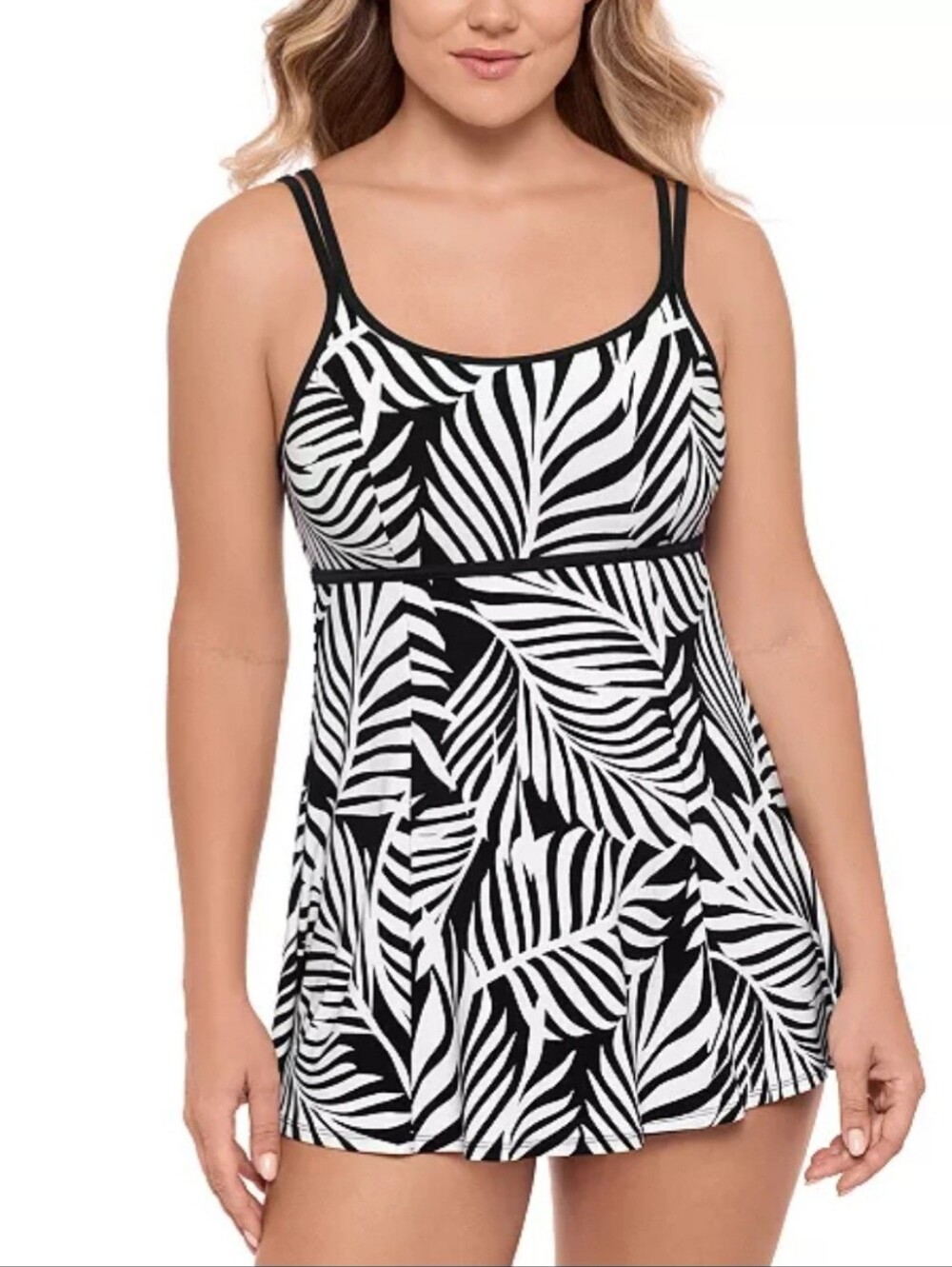 Swim Solutions Empire Princess-Seam  Swimdress, NWOT